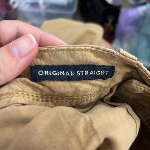 American Eagle Outfitters Tan Chinos Classic Style 30x34 original straight - Picture 4 of 8